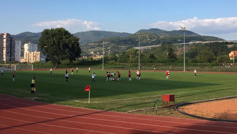 Detalj s utakmice na Kamberovića polju u Zenici